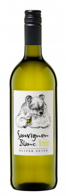 Sauvignon Blanc trocken 1 Liter (Oliver Zeter) Weißwein aus der Pfalz